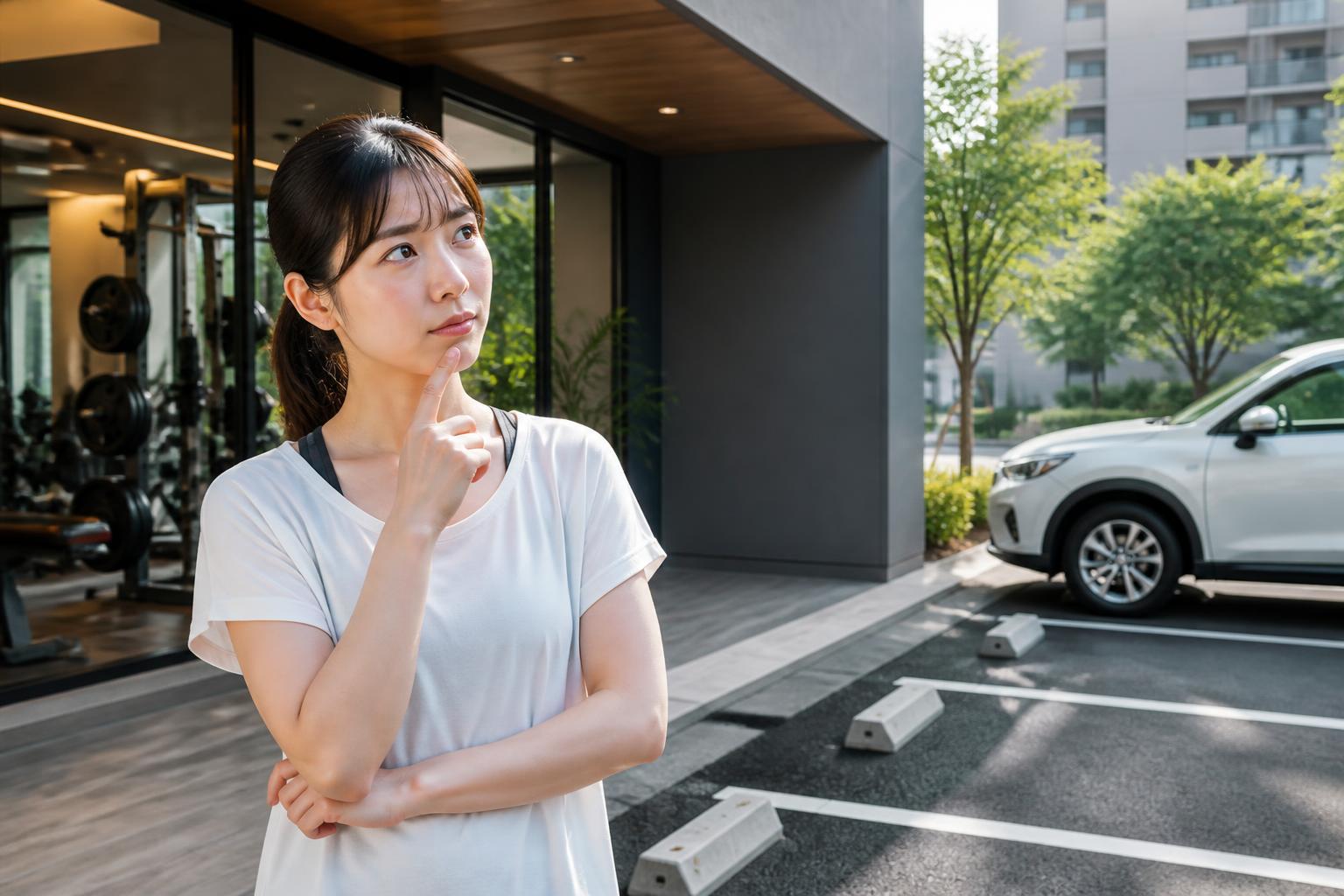 六本松のパーソナルジムに駐車場はある？