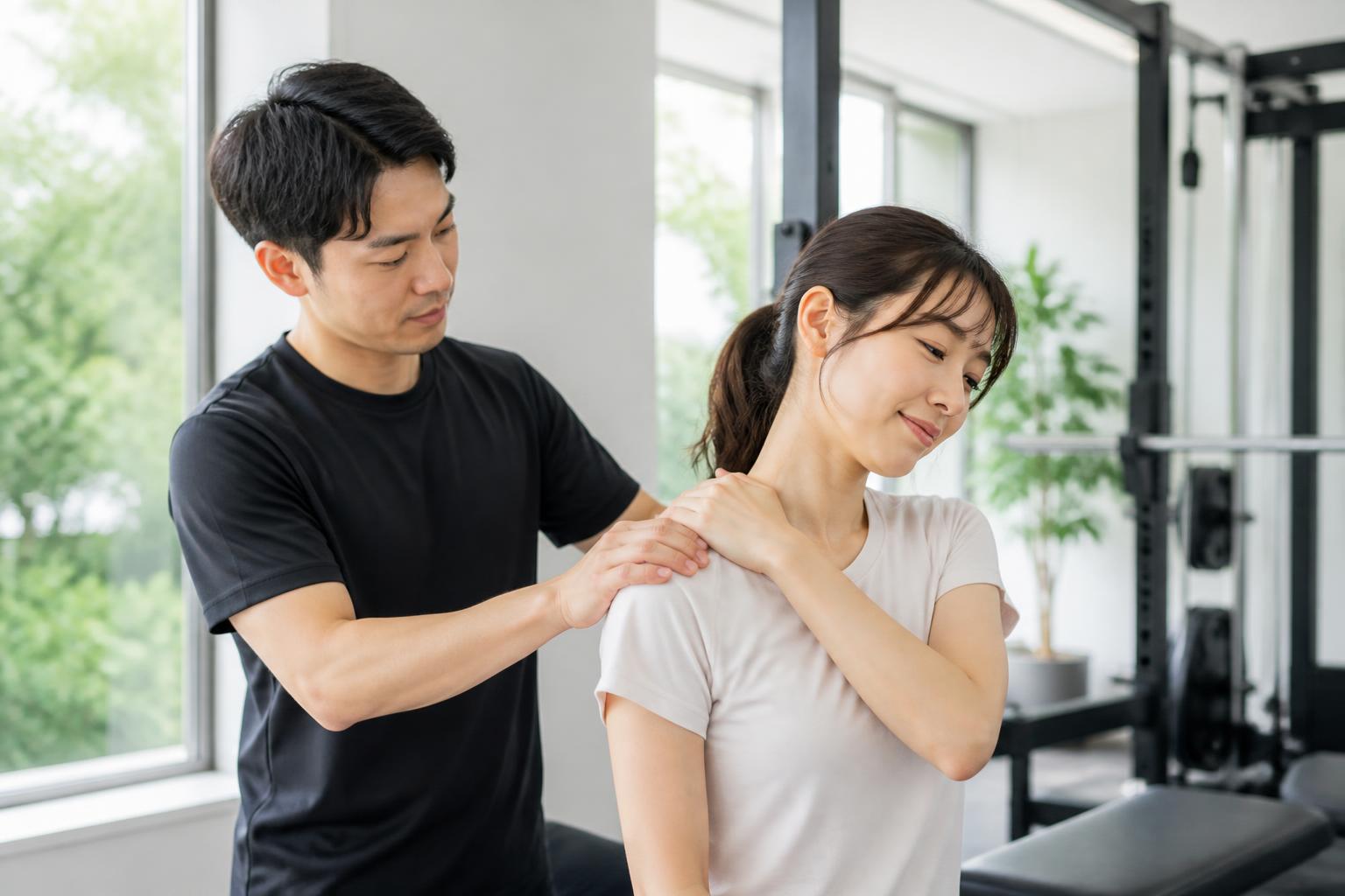 草香江のパーソナルジムで肩こりの改善はできる？
