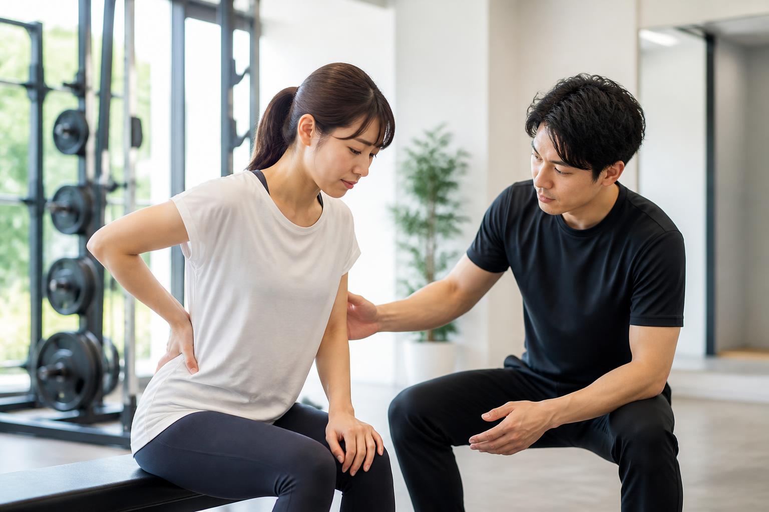 草香江のパーソナルジムは腰痛があっても利用できる？